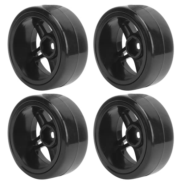 63 mm diameter RC Modifiering Drift halkfria däck Gummidäck Passar till WPL D12 1/10 bil