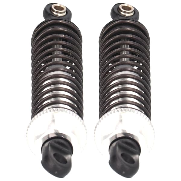 80 mm RC bil stötdämpare uppgraderingsdelar - Silver (2st)