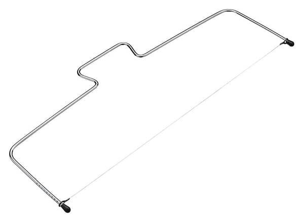 Justerbar kakekutter i rustfritt stål med wire, DIY bakeverktøy, kakeskrape