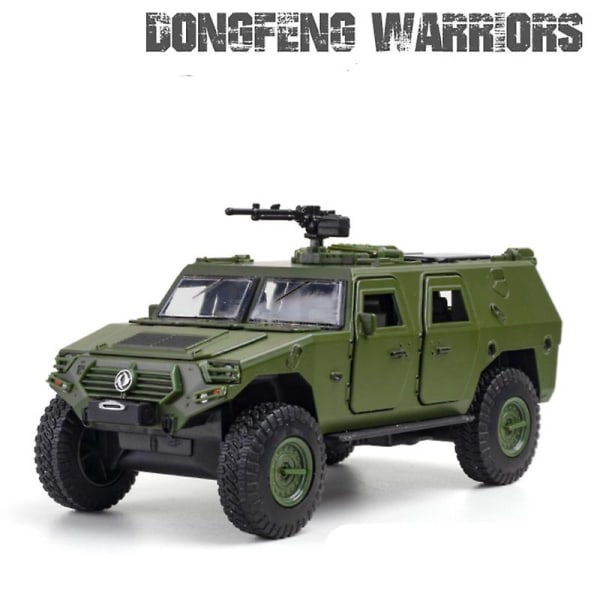 1:24 Jeeps Refit Legering Panserbil Model Diecast Legetøj Terrængående køretøj Tank Model Metal Politi Eksplosionssikker bil Børnegave