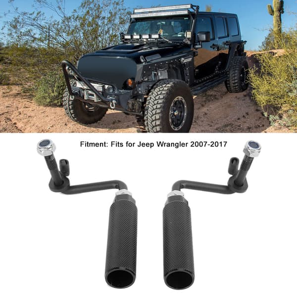 2 st. Dörrfotsteg för Jeep Wrangler 2007-2017