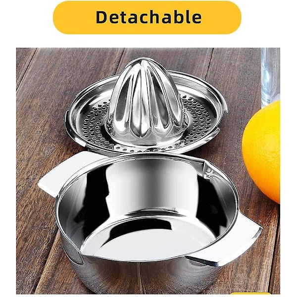 Modrad Manuel Citrus Juicer Rustfrit Stål Orange Press Citronpresser Orange Juicer Opvaskemaskine Tåler appelsiner Citroner Limefrugter