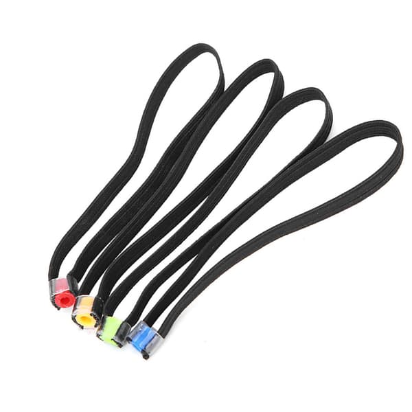 Lett elastisk stoff Fisketippspol - 4 stk