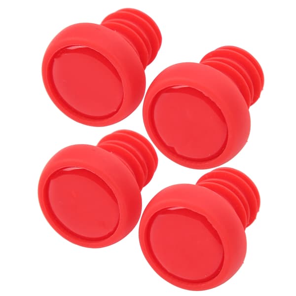 ZTTO Røde Polyester Gummi Cykelstyr Endepropper Cykeltilbehør