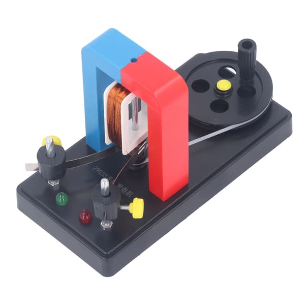 Handvevsgenerator Fysikdemonstration Motor DIY Pedagogisk Experimentmodell