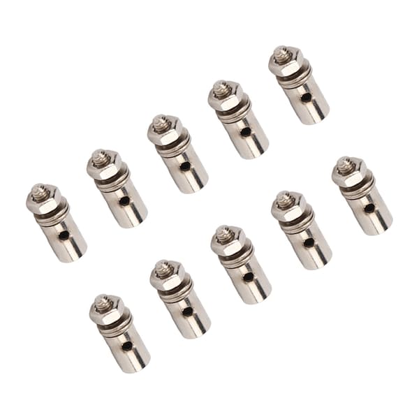 10 st 1,3 mm Servo Push Rod Connector Justerbar Länkage Stopp