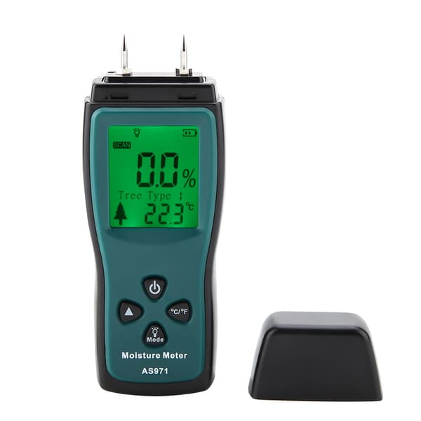 Digitaalinen puun kosteusmittari - SMART SENSOR AS971 (LCD-näyttö, 0~40℃)