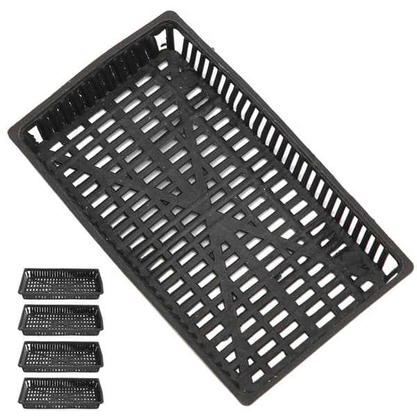 5-pack Akvarieväxtkorg Plast Hydroponisk Nätkruka för Akvarieväxter