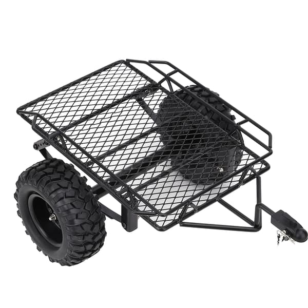 RC Spandtrailer til TRX4 D90 SCX10 CC01 1/10 DIY-dele (sort)