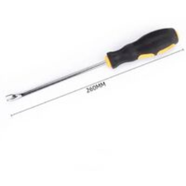 Skruvmejsel för snickeri, spikavdragare, bildörrs innerpanel Trim Fästklämma Remover Installatör Reparationsverktyg Tång, V-svart, 260mm/10.24，Irisfr