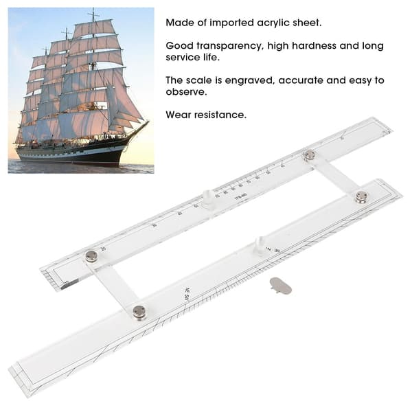 TFB 460 Marine Navigation Parallel Lineal Båd Træfodral