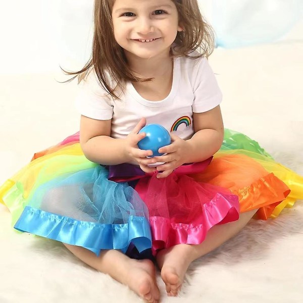 Tutu nederdel piger kage Tutu Pettiskirt Dans mini nederdel Fødselsdag Prinsesse Boldkjole Børn Børn Tøj 4 Lag Tyl Nederdele style 8