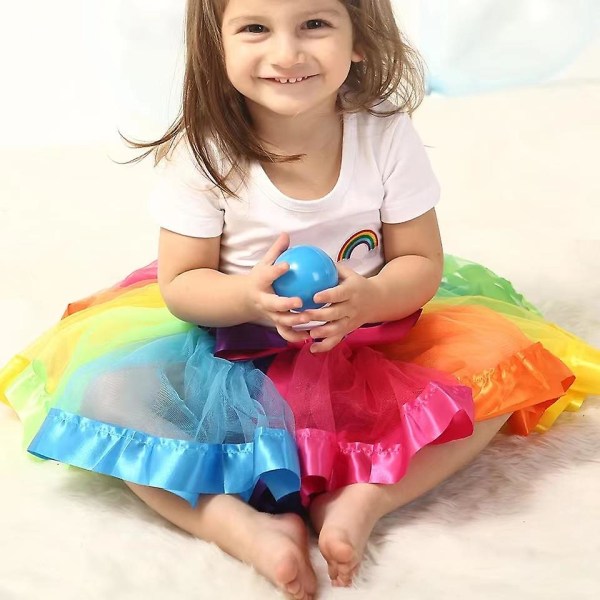 Tutu nederdel piger kage Tutu Pettiskirt Dans mini nederdel Fødselsdag Prinsesse Boldkjole Børn Børn Tøj 4 Lag Tyl Nederdele style 9