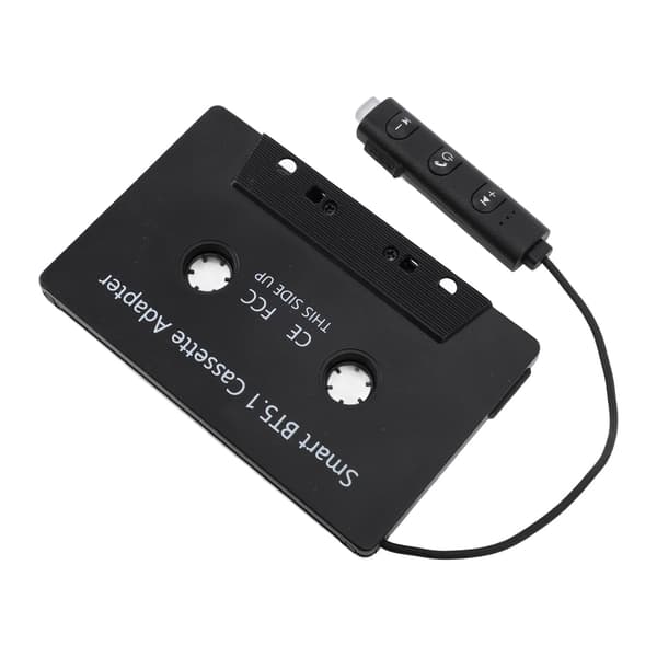 Bluetooth 5.1 Kassette til AUX Adapter Trådløs Bil Lastbil Audio Konverter DC 5V