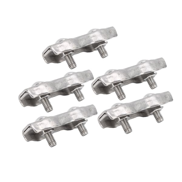 Duplex rustfrit stål wire reb klemme M6 kabelklemme rigging bremse