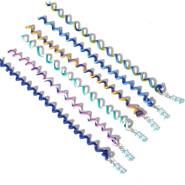 6 st Frisörverktyg Hårflätning Twist Curler Styling Portable For Women Lady Multicolour