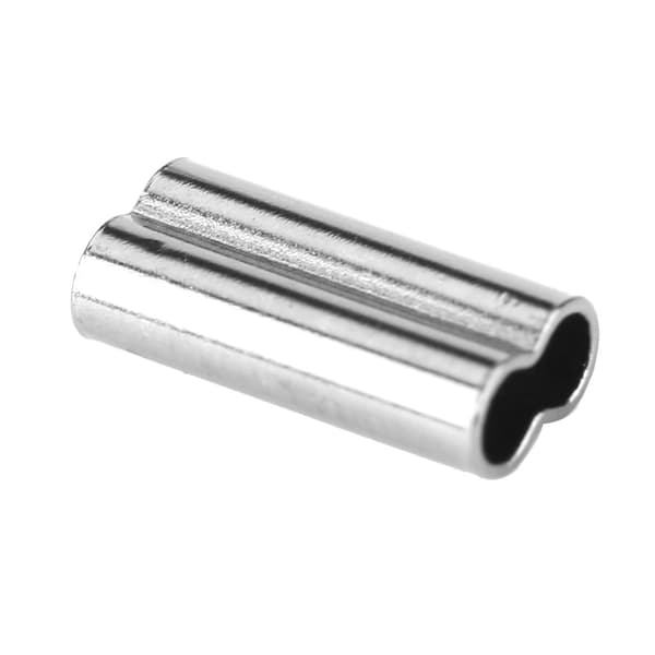 Koppar dubbla fat fiskelina ärmar - 2 mm - förpackning om 100 (#6)