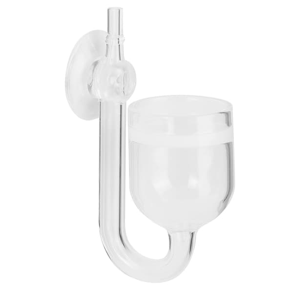 CO2 Högtransparent Glas Refiner Diffuser Stor Rakt Rör för Akvarium Vattenväxt Fisk Tank