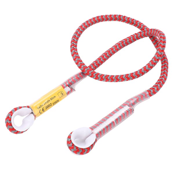 Professionell klätterräddningsslinga röd 80 cm