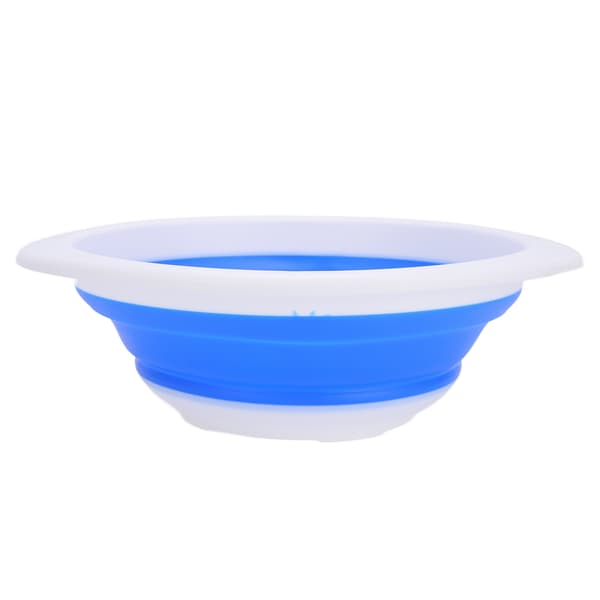 Foldbar Bærbar Multifunktionel Plastik Gummi Grøntsagsvask Vask til Rejser 26x23x8cm