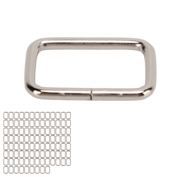 Firkantede metalspænder DIY syhardware 100 stk.