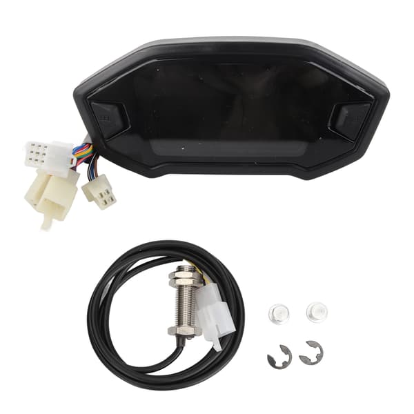 Motorsykkel Instrumentpanel LCD Digital Skjerm Multifunksjon Speedometer Odometer Turteller