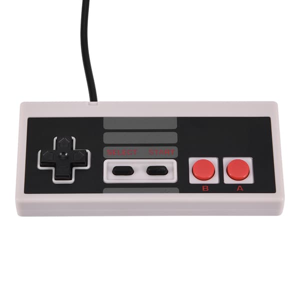 Nintendo NES Classic Konsoll Erstatning Kablet Spillkontroller Gamepad Håndtak