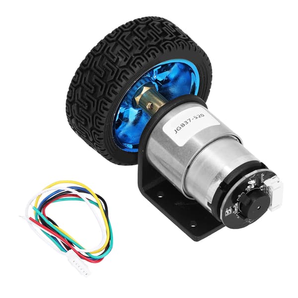 12V 76RPM Enkoder Motorsett Balansebil Girmotor med Hjul
