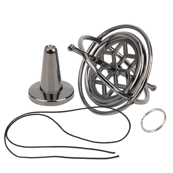 Stressavlastande fingertoppsleksak - Compact Zine Alloy Gyroscope