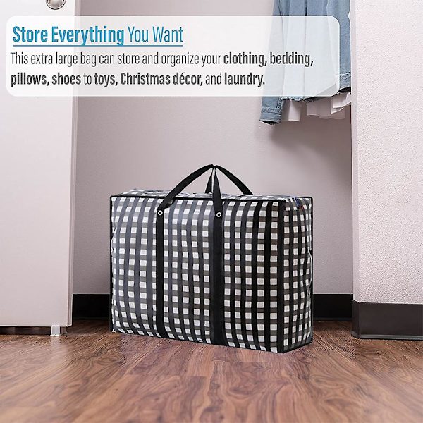 Quilt Opbevaringspose Stor Kapacitet Vandtæt Fugtsikker Moving Packing Bag L style1
