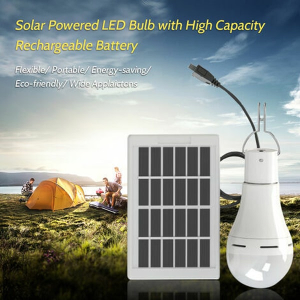 Aurinkolamppu, säädettävä kirkkaus, 3 tasoa, DC 5-6V 7W, 20 Led