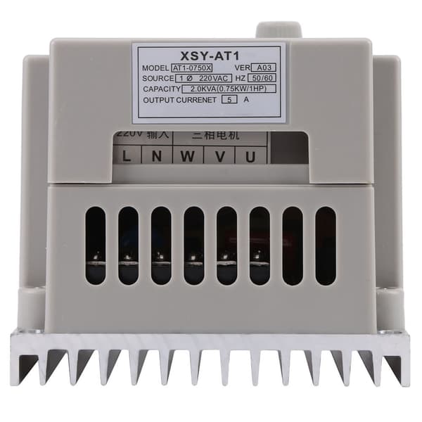 1st AC 220V 0.75kW Frekvensomformer VFD Hastighetskontroller Enkeltfase