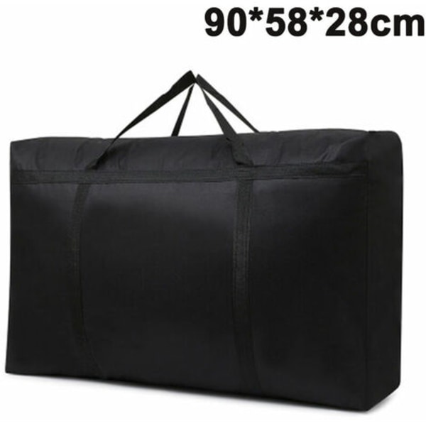 150L store foldedyneopbevaringsposer, sammenfoldelig tøjopbevaringspose med forstærket håndtag, undersengs opbevaringstaske til seng