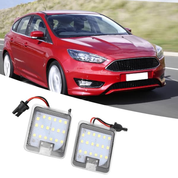 2 st LED Vingspegel Belysning Dörrbelysning Exteriör Passar Ford/Focus 2013