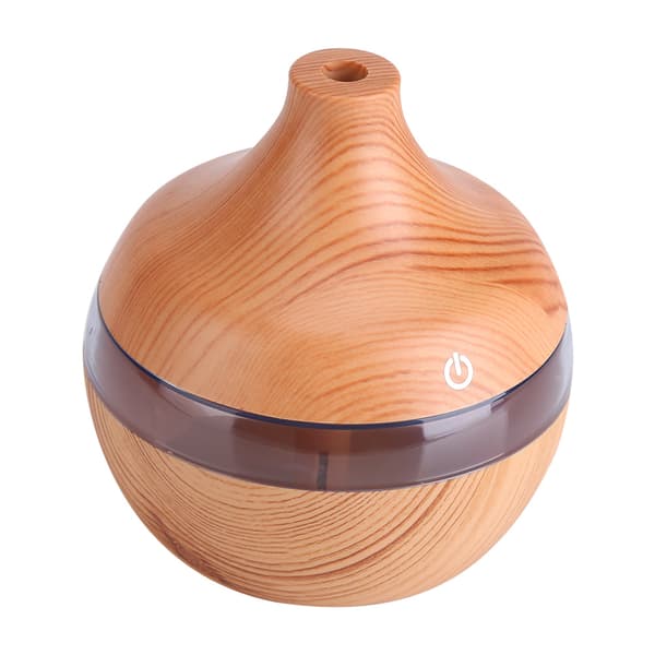 USB-luftfukter og oljediffuser med trekorn (300 ml)