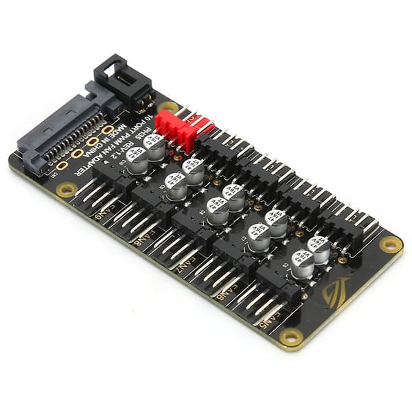 PH35 PWM Fan Hub Desktop PC Controller Adapter 3 Pin 4 Pin Support