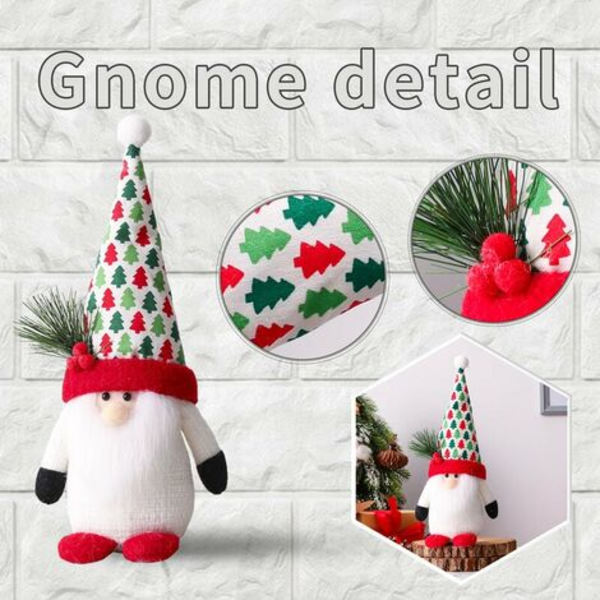 2 joulun pehmotonnisen set Kodinsisustus Gnome Four Seasons Soveltuva ruotsalainen kääpiöpatsas Kahvilan kulmakoriste