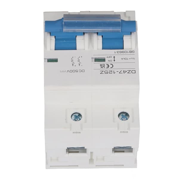 10KA 2P Professionel DC Afbryderkontakt til Solcelleanlæg DC500V D125 125A