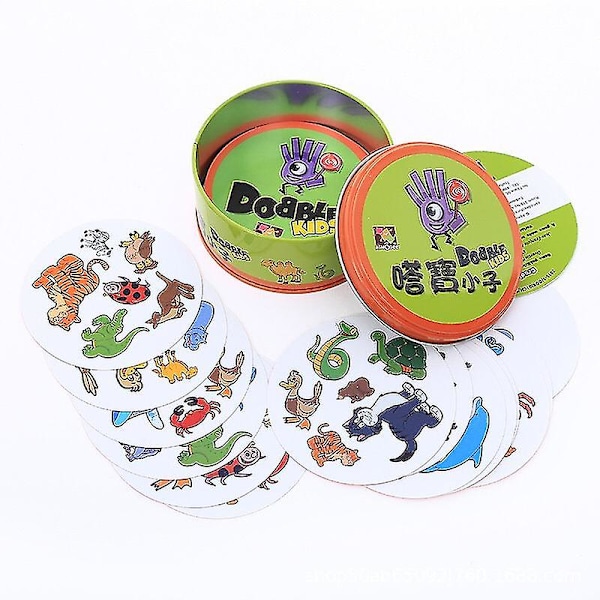 se det klassiske spilkort Dobble Kids
