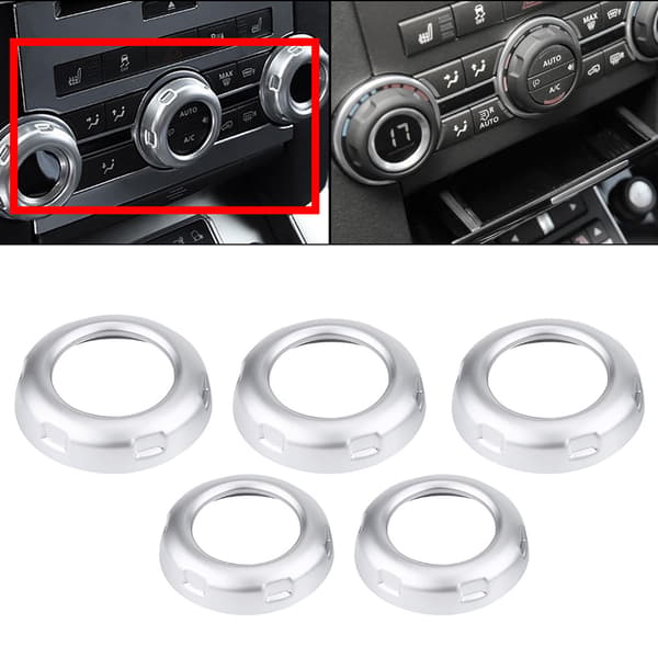 Bilvolym Luftkonditioneringsknappskydd för Land Rover Discovery 4 LR4 5-pack