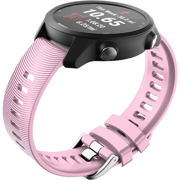 Hihna Garmin Vivomove HR / Vivoactive 3 / Vivoactive 3 Music / Forerunner 245/645 Music, 20 mm Premium silikoni QuickFit hihnat, useita värejä (P