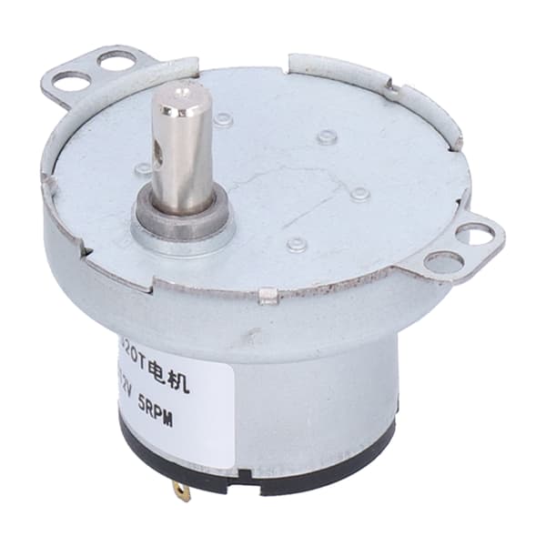 Bæredygtig 12V DC 5RPM Gearmotor til elektronik