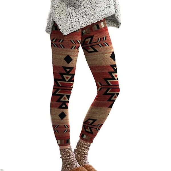 Naisten Casual Yoga Thermal Leggingsit Orange M