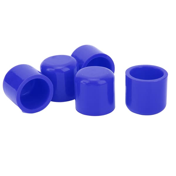 5-pack silikonskyddslock 30 mm flexibel hållbar universal vakuumslangplugg blå