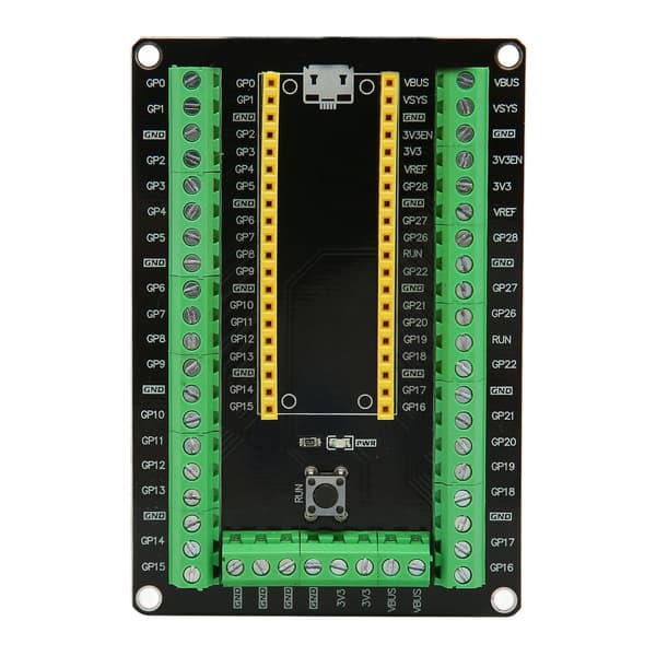 Laajennuslevy Raspberry Pi Pico -kehityslevolle, GPIO-liitäntälohkon irrotuslevy