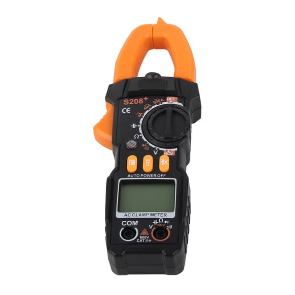 Digital Clamp Multimeter Hög Noggrannhet 2-600A AC DC Amp Spänning Kapacitansmätare Testare