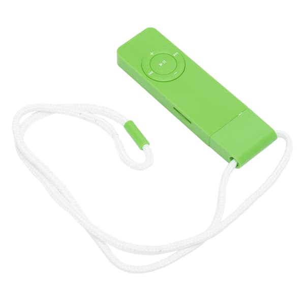 MP3-spiller Lossless Audio Support 64GB Mini musikkspiller for studenter Grønn reise