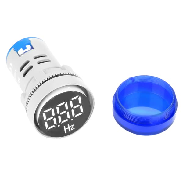 AD16 22DSH Blått LED Frekvensindikatorlys