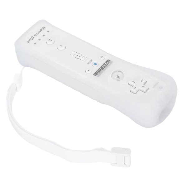 Wii U Fjernkontroll Vibrasjon Lyd Spillkontroller Motion Plus Tilbehør Hvit