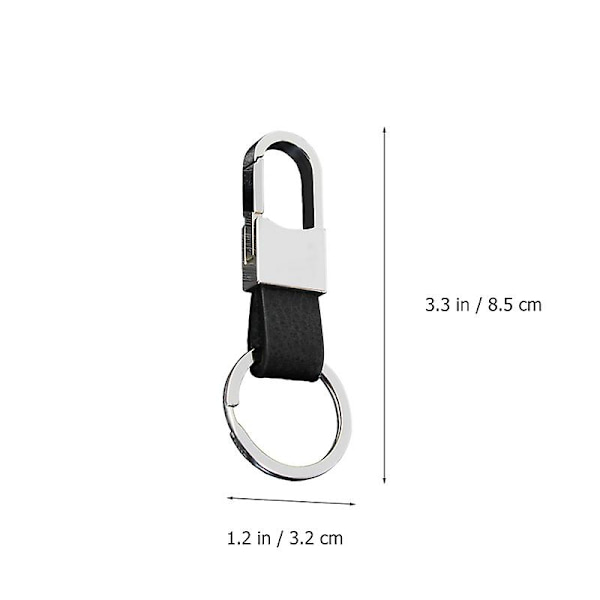 2kpl Pu-autoavainnippu Monikäyttöinen avaimenperä Avaimenperä Organizer